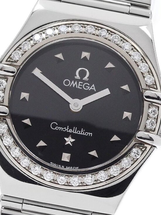 OMEGA Constellation Mini My Choice 1465.51 black Dial Quartz Ladies Watch_955039